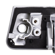 1 Pair Car Front Door Outside Handle 80607-CD41E+80606-CD01E for Nissan 350Z 2003-2009 (Black)