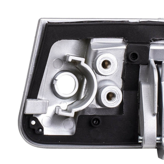 1 Pair Car Front Door Outside Handle 80607-CD41E+80606-CD01E for Nissan 350Z 2003-2009 (Black)