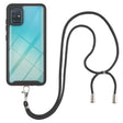 For Samsung Galaxy A51 / A515 Starry Sky Solid Color Series Shockproof PC + TPU Protective Case with Neck Strap(Black) - free shipping - PMC TechLife - Order now!