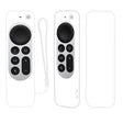 Silicone Protective Case Cover with Rope For Apple TV 4K 4th Siri Remote Controller(White) - Apple TV Accessories by PMC TechLife | Online Shopping South Africa | PMC TechLife