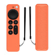 Silicone Protective Case Cover For Apple TV 4K 4th Siri Remote Controller(Orange) - Apple TV Accessories by PMC TechLife | Online Shopping South Africa | PMC TechLife