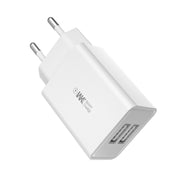 WK WP-U56 2A Dual USB Fast Charging Travel Charger Power Adapter, EU Plug