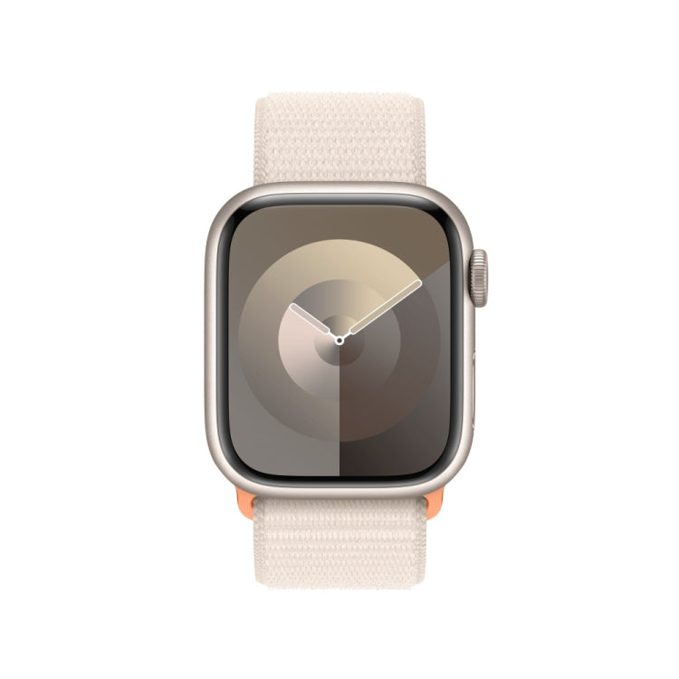 Loop Type Sport Watch Band For Apple Watch Series 9&8&7 41mm / SE 3&SE 2&6&SE&5&4 40mm / 3&2&1 38mm (Starlight)