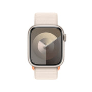 Loop Type Sport Watch Band For Apple Watch Series 9&8&7 41mm / SE 3&SE 2&6&SE&5&4 40mm / 3&2&1 38mm (Starlight)