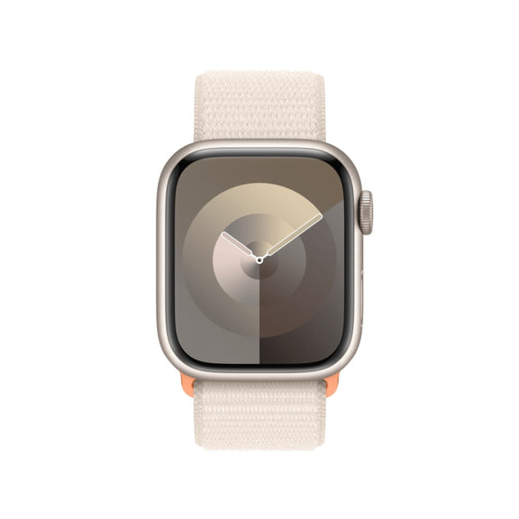 Loop Type Sport Watch Band For Apple Watch Series 9&8&7 41mm / SE 3&SE 2&6&SE&5&4 40mm / 3&2&1 38mm (Starlight)