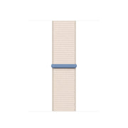 Loop Type Sport Watch Band For Apple Watch Series 9&8&7 41mm / SE 3&SE 2&6&SE&5&4 40mm / 3&2&1 38mm (Starlight)