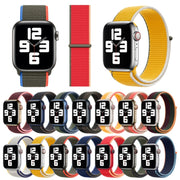 Loop Type Sport Watch Band For Apple Watch Series 9&8&7 41mm / SE 3&SE 2&6&SE&5&4 40mm / 3&2&1 38mm (Starlight)