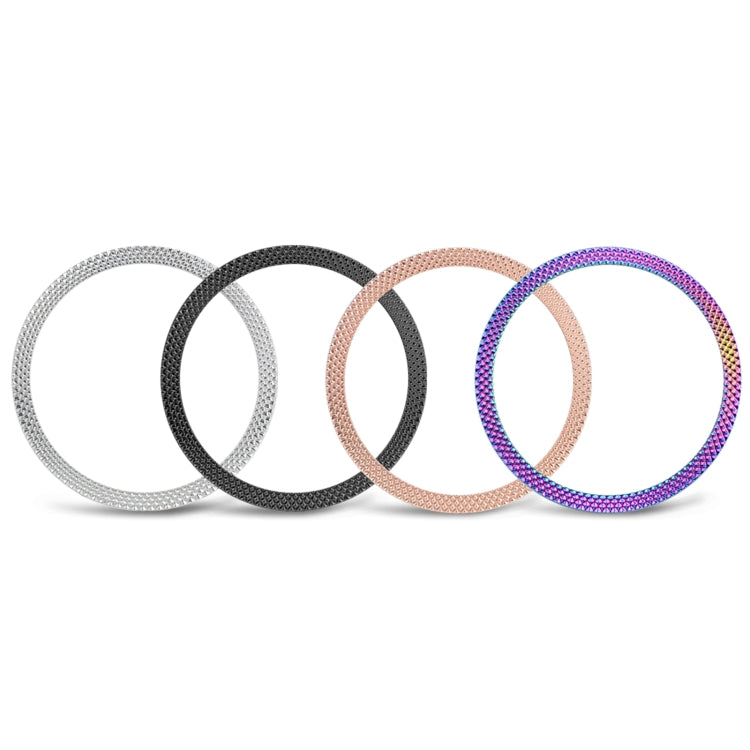 For Samsung Galaxy Watch 3 41mm Smart Watch Rhombus Texture Bezel Ring(Colorful) - Watch Cases by ENKAY