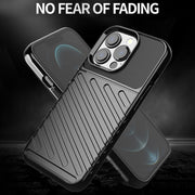 For iPhone 13 Pro Thunderbolt Shockproof TPU Soft Case (Black)
