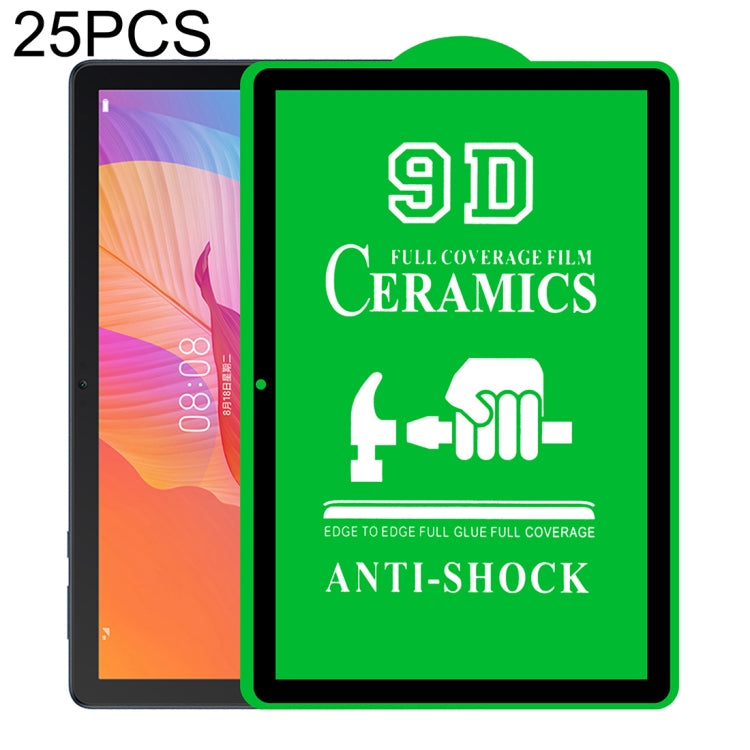 For Huawei MatePad T10s 10.1 inch 25 PCS 9D Full Screen Full Glue Ceramic Film