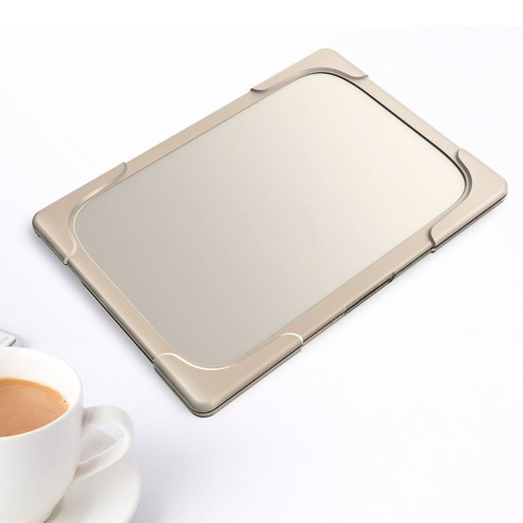 For Microsoft Surface Laptop 3 / 4 13.5 inch 1868 / 1951 Steel TPU + PC Two-color Anti-fall Laptop Protective Case(Khaki)