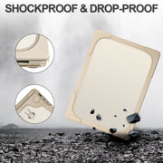 For Microsoft Surface Laptop 3 / 4 13.5 inch 1868 / 1951 Steel TPU + PC Two-color Anti-fall Laptop Protective Case(Khaki)