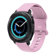 20mm For Amazfit GTS4 / GTS4 mini / GTS3 Universal Inner Back Buckle Perforation Silicone Watch Band(Light Purple) - Watch Bands by MIJOBS