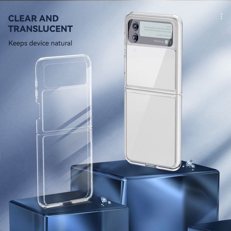 For Samsung Galaxy Z Flip3 5G Simple All-inclusive Clear Crystal PC +TPU Shockproof Case