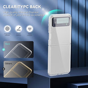 For Samsung Galaxy Z Flip3 5G Simple All-inclusive Clear Crystal PC +TPU Shockproof Case