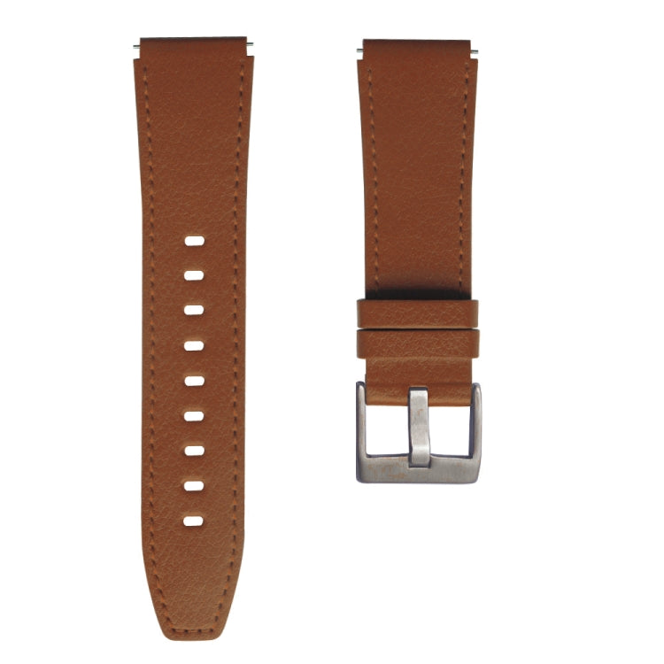 For Huawei Watch GT2 Pro Leather Watch Band(Brown)
