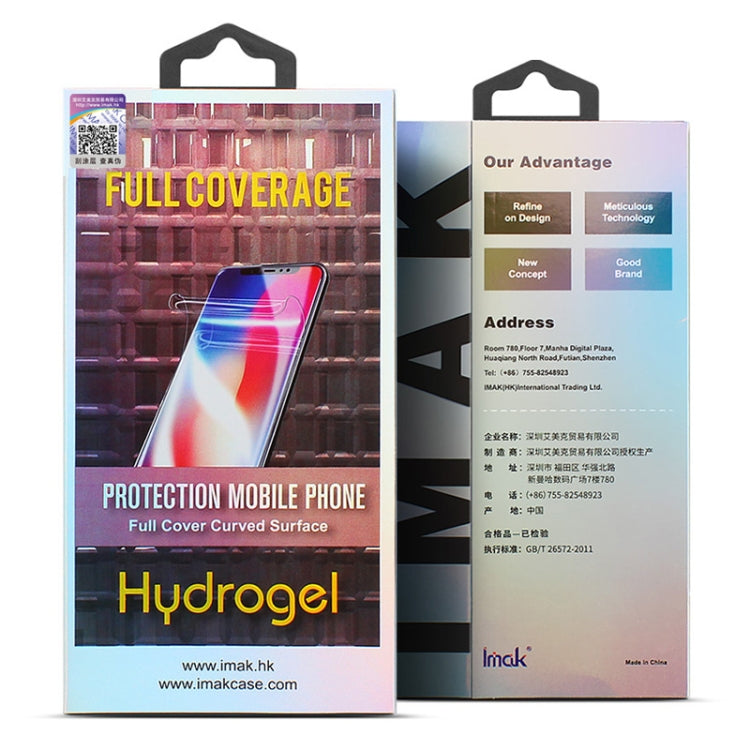 For Sony Xperia 10 III 2 PCS IMAK Curved Full Screen Hydrogel Film Front Protector
