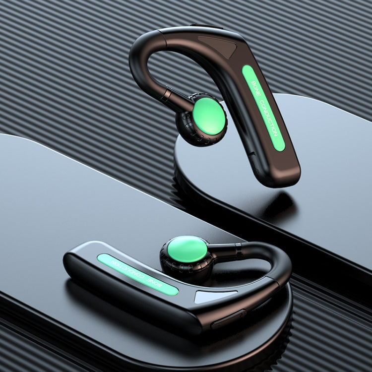 M-618 Bone Conduction Hanging Ear Stereo Bluetooth Headset(Green)