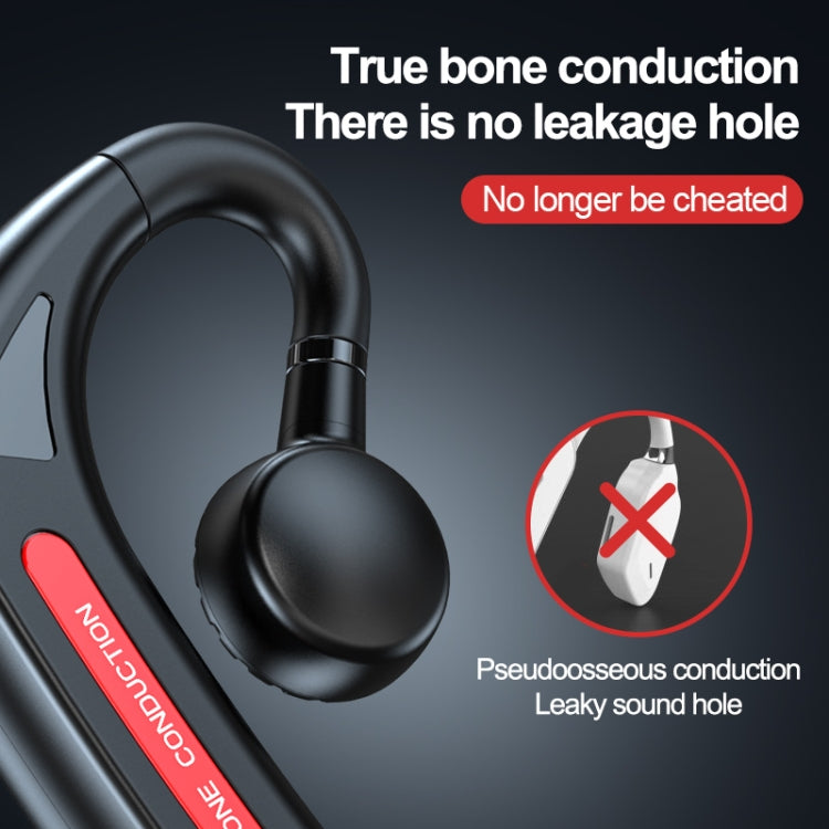 M-618 Bone Conduction Hanging Ear Stereo Bluetooth Headset(Red)