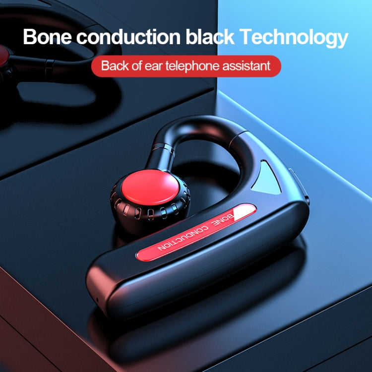 M-618 Bone Conduction Hanging Ear Stereo Bluetooth Headset(Red)