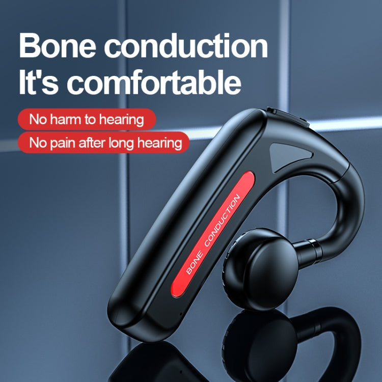 M-618 Bone Conduction Hanging Ear Stereo Bluetooth Headset(Red)