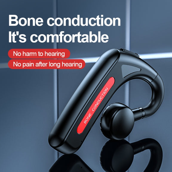 M-618 Bone Conduction Hanging Ear Stereo Bluetooth Headset(Red)