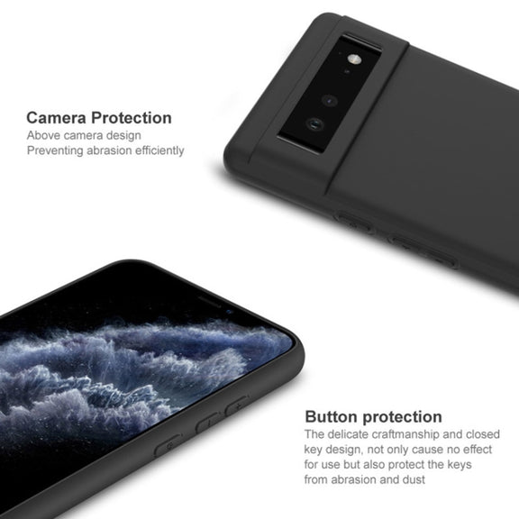 For Google Pixel 6 IMAK UC-3 Series Shockproof Frosted TPU Protective Case(Black)