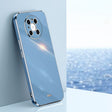 For Huawei Mate 40 Pro XINLI Straight Edge 6D Electroplate TPU Phone Case(Celestial Blue) - Huawei Cases by XINLI | Online Shopping South Africa | PMC TechLife | Buy Now Pay Later Mobicred