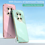For Huawei Mate 40 Pro XINLI Straight Edge 6D Electroplate TPU Phone Case(Celestial Blue)