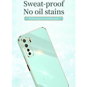 For Huawei nova 7 SE XINLI Straight Edge 6D Electroplate TPU Phone Case(Pink)