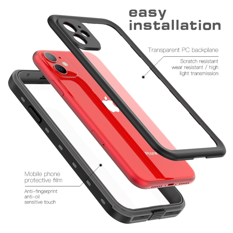 For iPhone 11 RedPepper Shockproof Water-resistant PC + TPU Protective Case(Black)