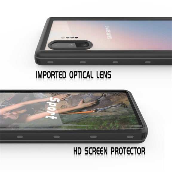 For Galaxy Note 10+ RedPepper Shockproof Water-resistant PC + TPU Protective Case(Black)