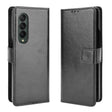 For Samsung Galaxy Z Fold3 5G Crazy Horse Texture Horizontal Flip Leather Case with Holder & Card Slots & Lanyard(Black) - Galaxy Phone Cases by GKK | Online Shopping South Africa | PMC TechLife | Buy Now Pay Later Mobicred