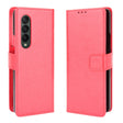 For Samsung Galaxy Z Fold3 5G Crazy Horse Texture Horizontal Flip Leather Case with Holder & Card Slots & Lanyard(Red) - Galaxy Phone Cases by GKK | Online Shopping South Africa | PMC TechLife | Buy Now Pay Later Mobicred
