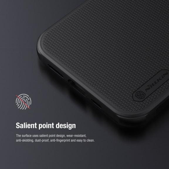 For iPhone 13 NILLKIN Super Frosted Shield Pro PC + TPU Protective Case(Black)