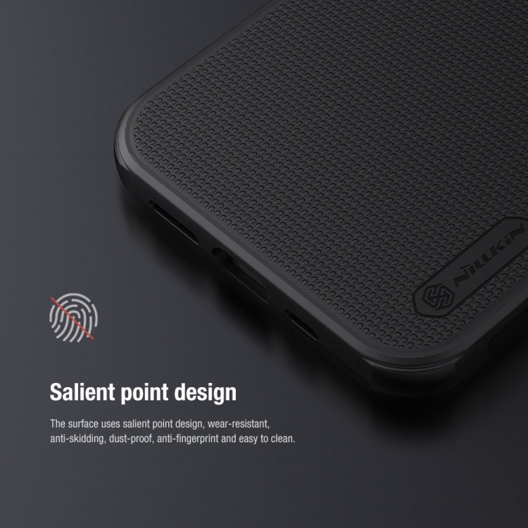 For iPhone 13 NILLKIN Super Frosted Shield Pro PC + TPU Protective Case(Black)