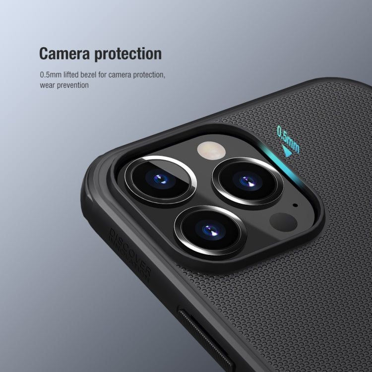 For iPhone 13 Pro Max NILLKIN Super Frosted Shield Pro PC + TPU Protective Case (Black)