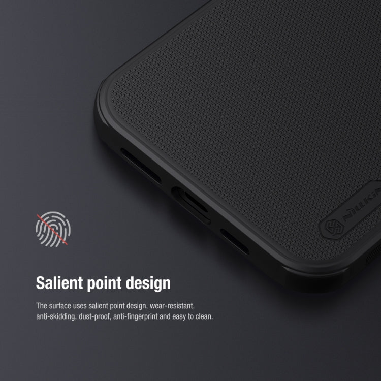For iPhone 13 Pro Max NILLKIN Super Frosted Shield Pro PC + TPU Protective Case (Black)