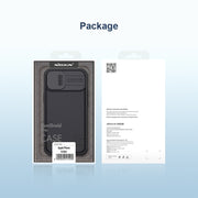 For iPhone 13 NILLKIN Black Mirror Pro Series Camshield Full Coverage Dust-proof Scratch Resistant Phone Case(Black)