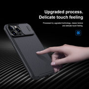 For iPhone 13 Pro Max NILLKIN Black Mirror Pro Series Camshield Full Coverage Dust-proof Scratch Resistant Phone Case (Black)
