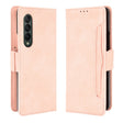 For Samsung Galaxy Z Fold3 5G Skin Feel Calf Pattern Horizontal Flip Leather Case with Holder & Card Slots & Photo Frame(Pink) - Galaxy Phone Cases by GKK | Online Shopping South Africa | PMC TechLife | Buy Now Pay Later Mobicred