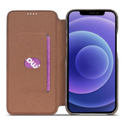 For iPhone 13 LC.IMEEKE Hon Ancient Series Horizontal Flip Leather Case with Holder & Card Slot(Coffee)