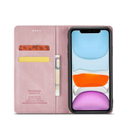 For iPhone 11 Forwenw F2 Series Magnetic Horizontal Flip Leather Case with Holder & Card Slots & Wallet (Rose Gold)