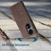 CaseMe 013 Multifunctional Horizontal Flip Leather Case with Holder & Card Slot & Wallet For Huawei P50(Coffee)