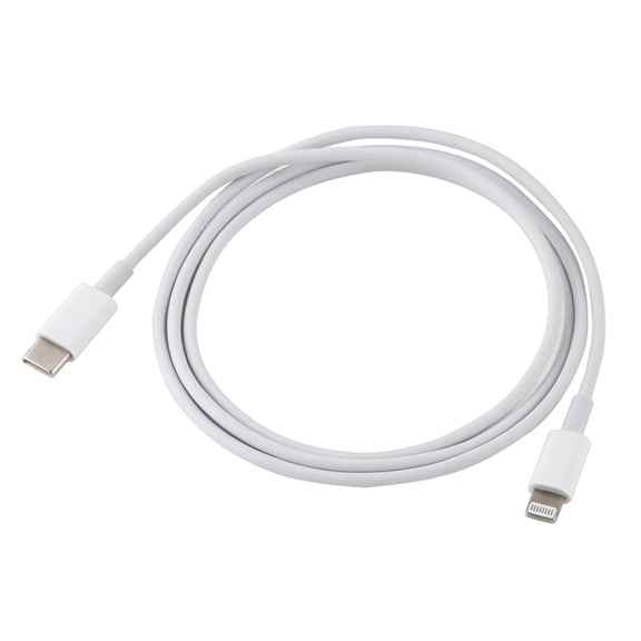 12W 5V/2A USB-C / Type-C to 8 Pin PD Fast Charging Cable for iPhone, iPad, Cable Length: 1m