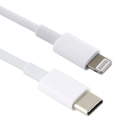 12W 5V/2A USB-C / Type-C to 8 Pin PD Fast Charging Cable for iPhone, iPad, Cable Length: 1m