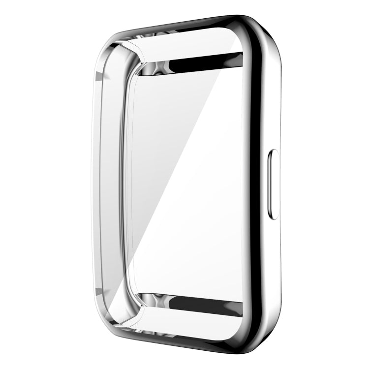 For Huawei Band 6 / 6 Pro / Honor Band 6 Full Coverage TPU Electroplating Protective Case Cover(Silver)