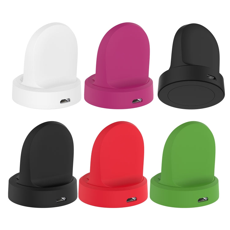 For Samsung Galaxy Watch4 Classic / Galaxy Watch4 Universal Silicone Charger Holder(Green)