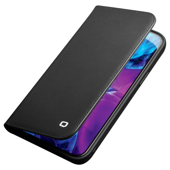 For iPhone 13 Pro Max QIALINO Business Horizontal Flip Leather Case with Holder & Card Slots & Wallet (Black)
