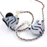 KZ ZS10 Pro 10-unit Ring Iron Gaming In-ear Wired Earphone, Standard Version(Streamer Blue)